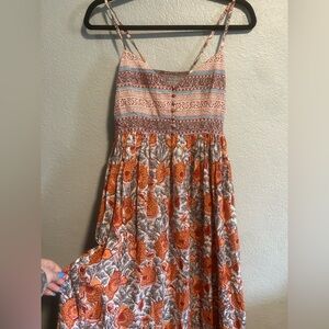 Anokhi 100% cotton patterned maxi dress